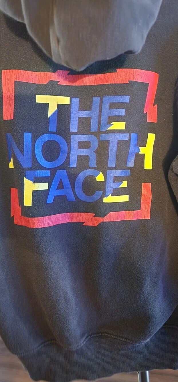THE‎ NORTH FACE Rainbow Pride Hoodie Men’s Large Black Nice A400 Excellent